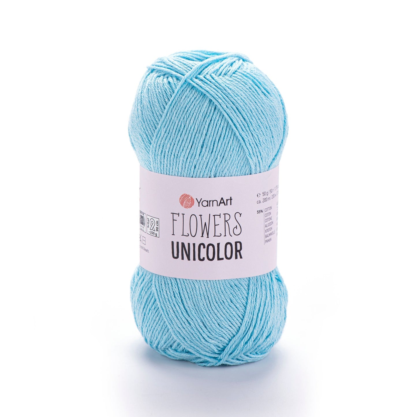 Attēls ar Dzijas YarnArt Flowers unicolor - 50g / 200m – pieejams Šarlotes audumi