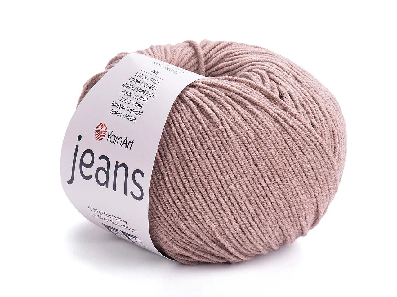 Attēls ar Dzijas YarnArt Jeans - 50g / 160m – pieejams Šarlotes audumi
