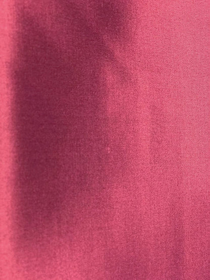 Italian silk and cotton satin fabric in dark purple – 195 g/m²