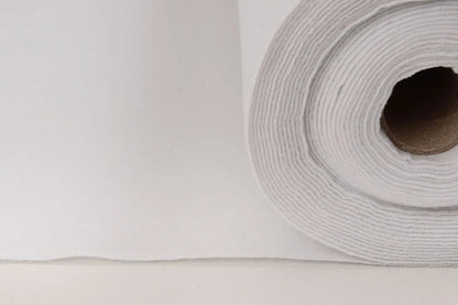 Feutrine en rouleaux, douce, 1 mm - blanche 220 g/m²