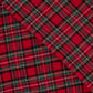 Attēls ar Flanelis - sarkans rūtains 135 g/m² – pieejams Šarlotes audumi