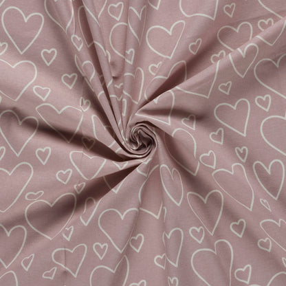 Image avec flanelle - cœurs 165 g/m² – disponible chez Šarlotes audumi
