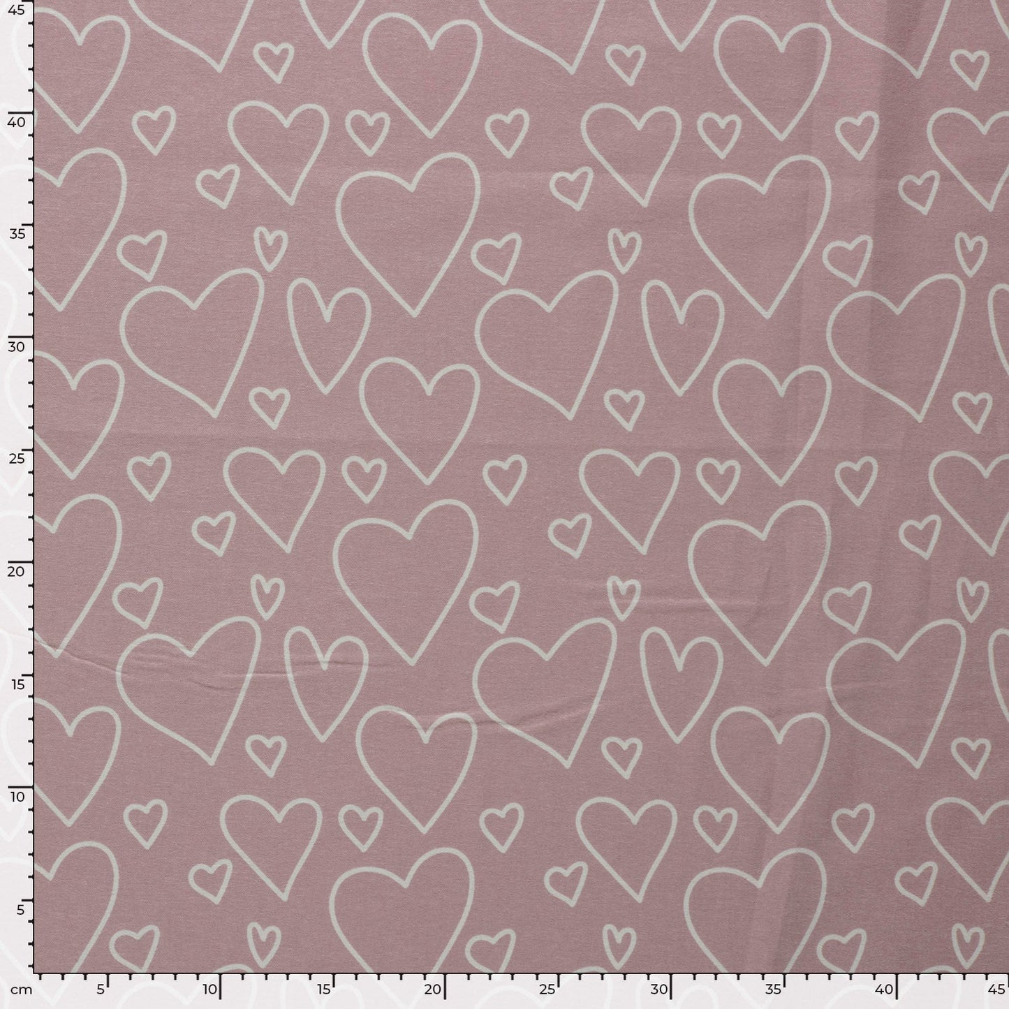 Attēls ar Flanelis - sirdis 165 g/m² – pieejams Šarlotes audumi