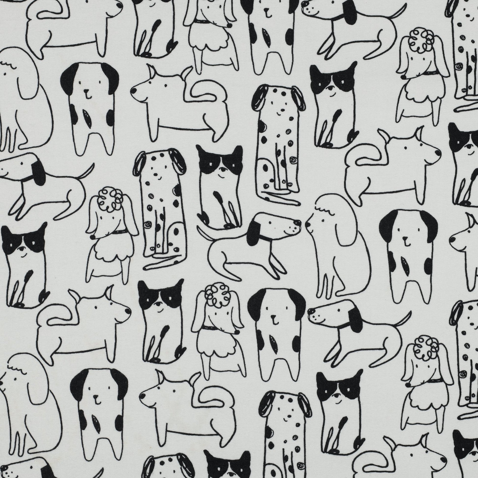 Attēls ar Flanelis - suņi 165 g/m² – pieejams Šarlotes audumi