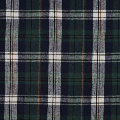 Image de la flanelle - vert foncé à carreaux 137 g/m² – disponible chez Šarlotes audumi