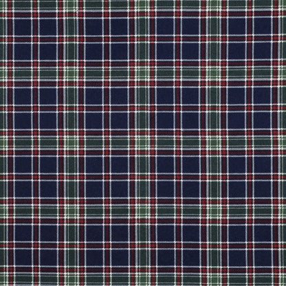 Attēls ar Flanelis - zaļš ar zilu rūtains 165 g/m² – pieejams Šarlotes audumi