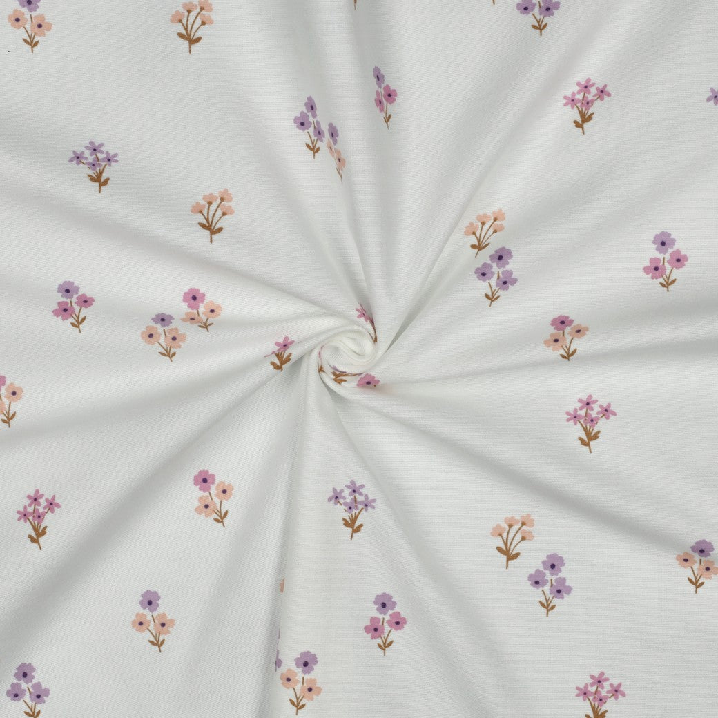 Flanelle à fleurs 165 g/m² – disponible chez Šarlotes audumi