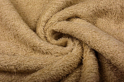 tissu éponge - marron clair 350 g/m²