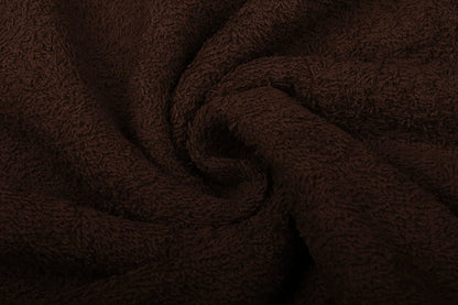 Tissu éponge brun chocolat 350 g/m²