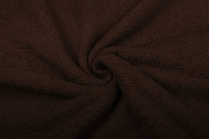 Tissu éponge brun chocolat 350 g/m²