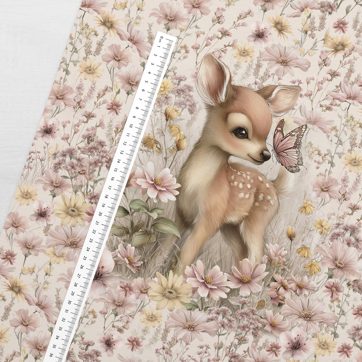 Silmkoekanga paneel 40x50 cm-Bembi lillelises niidus 250 g/m²