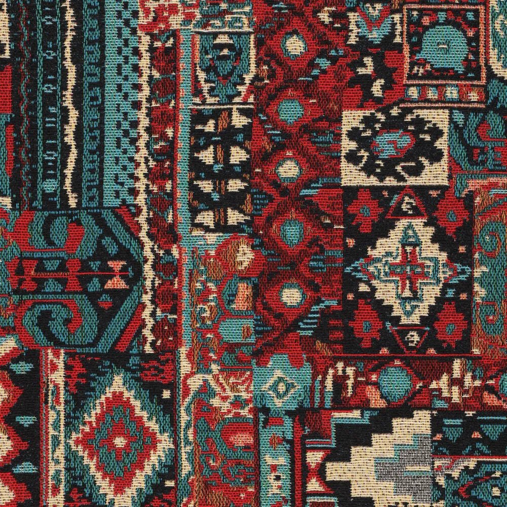 Attēls ar Gobelēns - boho raksts 360 g/m² – pieejams Šarlotes audumi