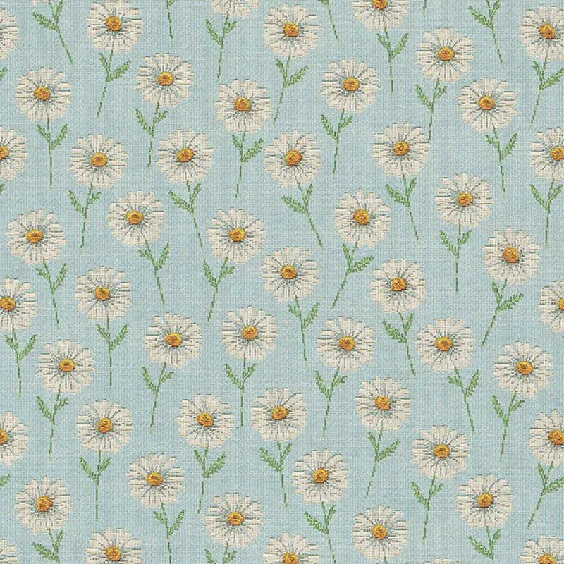 Attēls ar Gobelēns - margrietiņas 350 g/m² – pieejams Šarlotes audumi