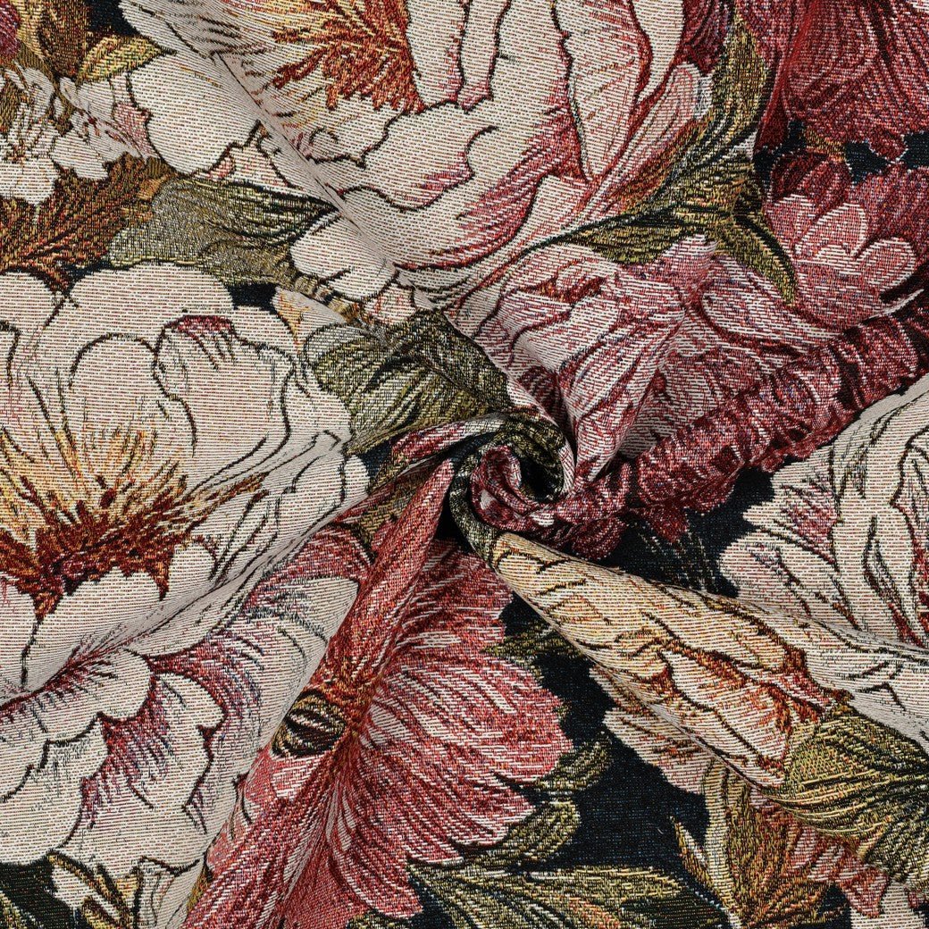 Attēls ar Gobelēns - peonijas 310 g/m² – pieejams Šarlotes audumi
