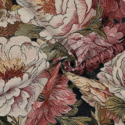 Attēls ar Gobelēns - peonijas 310 g/m² – pieejams Šarlotes audumi