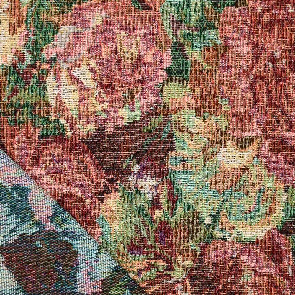 Attēls ar Gobelēns - puķes 350 g/m² – pieejams Šarlotes audumi