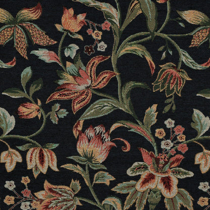 Image of tapestry floral garland - available online at Šarlotes audumi