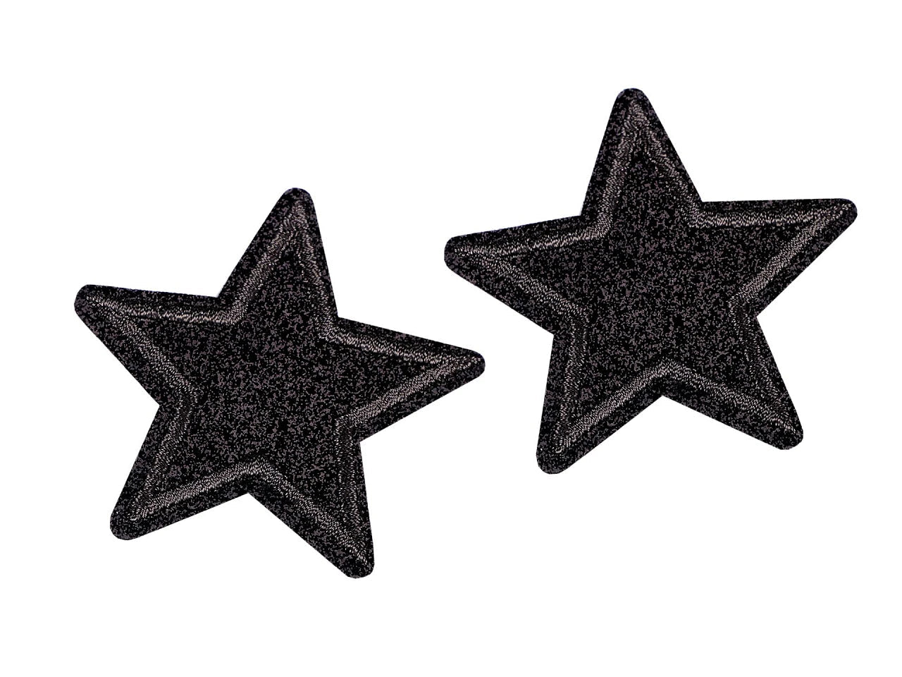 Attēls ar Ielāps uzgludināms zvaigznes| 2 gab. 65 - 70 mm | dažādi toņi – pieejams Šarlotes audumi