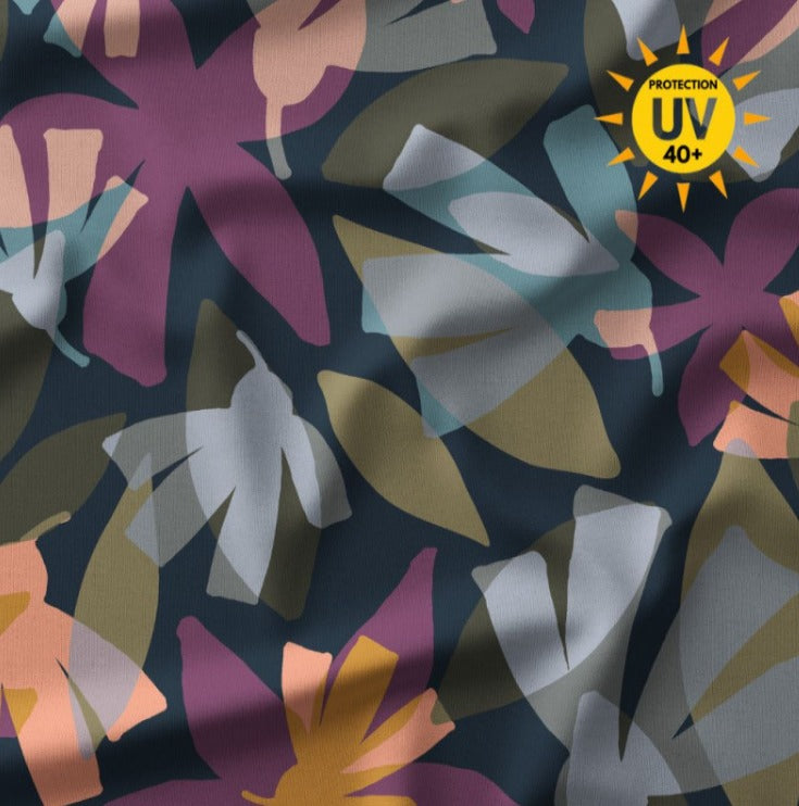 Tissu en lycra à motifs abstraits 190 g/m²