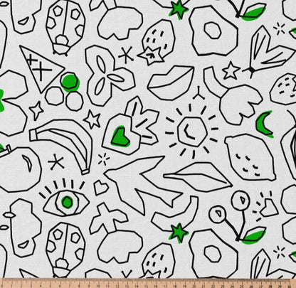 Poplin COLOR IT YOURSELF – fruit