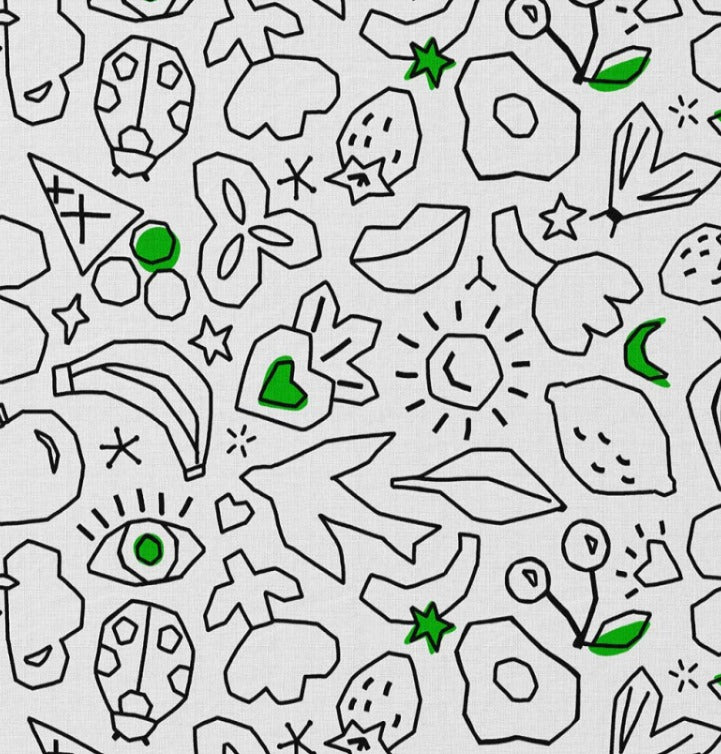 Poplin COLOR IT YOURSELF – fruit