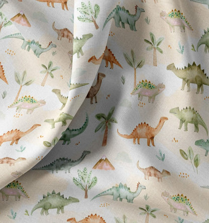 Premium 100% Cotton Dino Fabric 115 g/m²