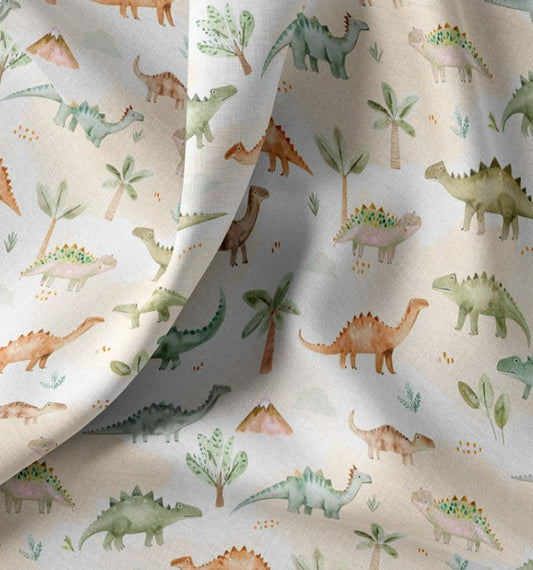 Premium 100% Cotton Dino Fabric 115 g/m²