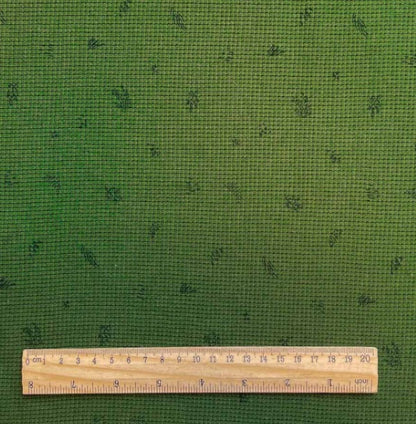 Jersey en coton gaufré – vert kaki à motif fin 220 g/m²