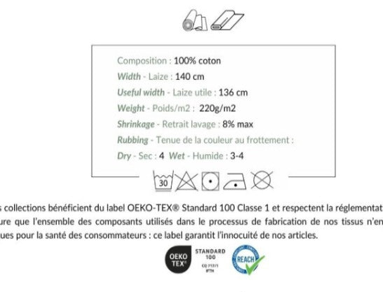 Cotton waffle knit fabric – khaki green with a fine pattern 220 g/m²