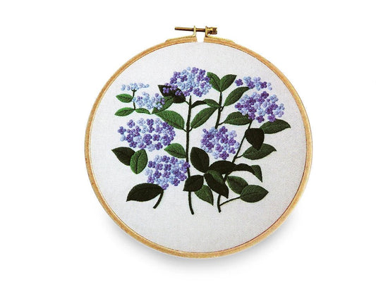 Embroidery kit with print – available from Charlotte Fabrics