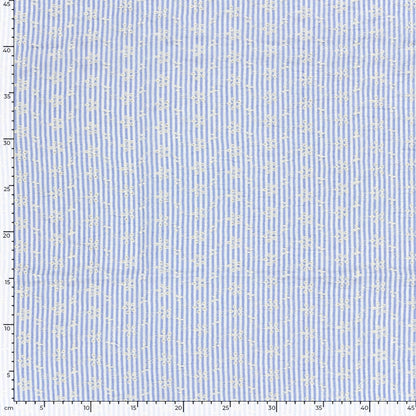Image de tissu en coton brodé - motif floral blanc avec des lignes 180 g/m² – disponible chez Šarlotes audumi