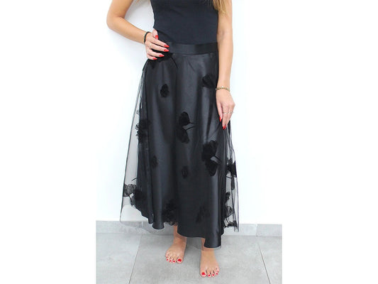 Attēls ar Izšūts tills ar ginko 29 g/m² – pieejams Šarlotes audumi