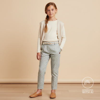 Premium 100% kokvilnas audums-tirkīza lapiņas uz lillā fona