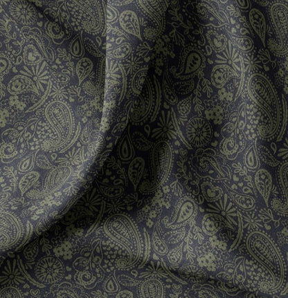 Image of canvas fabric - kidney pattern 200 g/m² – available at Šarlotes audumi