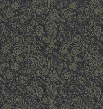 Image of canvas fabric - kidney-shaped pattern 200 g/m² – available at Šarlotes audumi