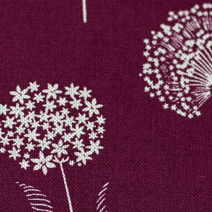 Canvas fabric - yarrow on a burgundy background 205 g/m² (Copy)