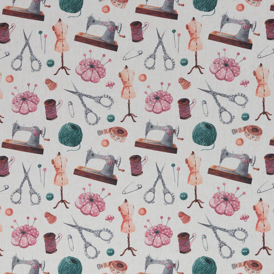 Attēls ar Kanvas audums - rokdarbu stāsts 200 g/m² – pieejams Šarlotes audumi