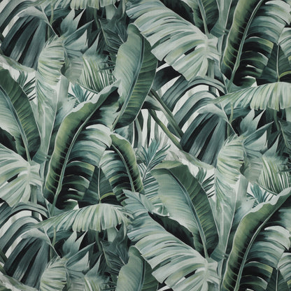 Toile à motif feuilles tropicales 225 g/m² – disponible chez Šarlotes audumi