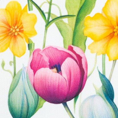 Kanvas audums - tulpes 210 g/m²