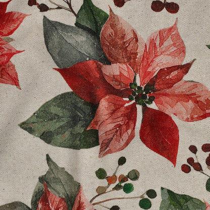 Image of canvas fabric Christmas star – available online at Charlotte's Fabrics