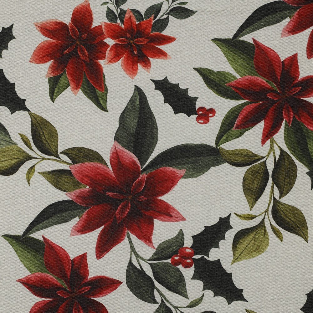 Canvas Fabric - Christmas Stars on a Light Background – available online at Charlotte's Fabric