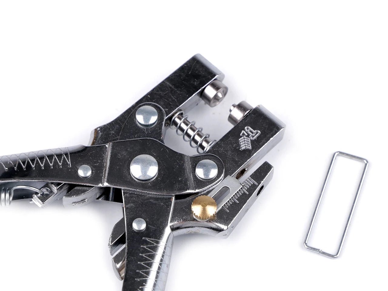 Attēls ar Kniedēšanas knaibles luversiem, gredzeniem Ø5 mm – pieejams Šarlotes audumi