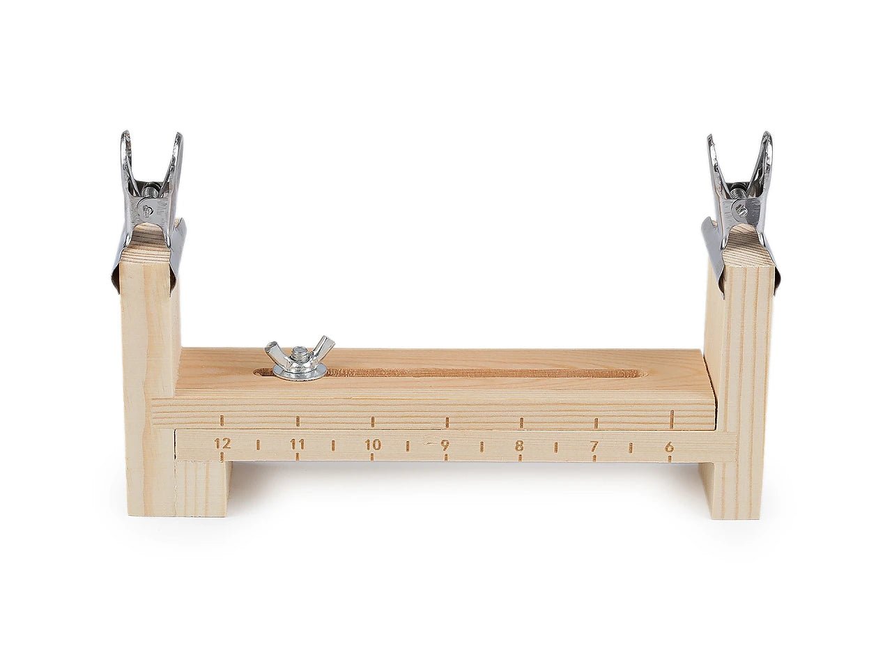 Attēls ar Koka stelles aproču aušanai – pieejams Šarlotes audumi