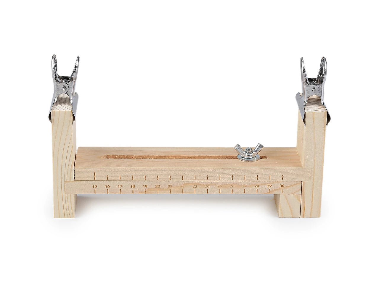 Attēls ar Koka stelles aproču aušanai – pieejams Šarlotes audumi