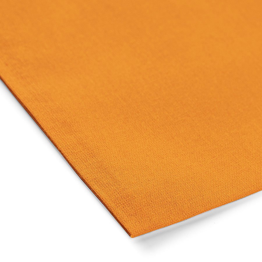 Attēls ar Kokvilnas auduma maisiņš ar garajiem rokturiem 38 x 42 cm 140 g/m² - oranžs – pieejams Šarlotes audumi
