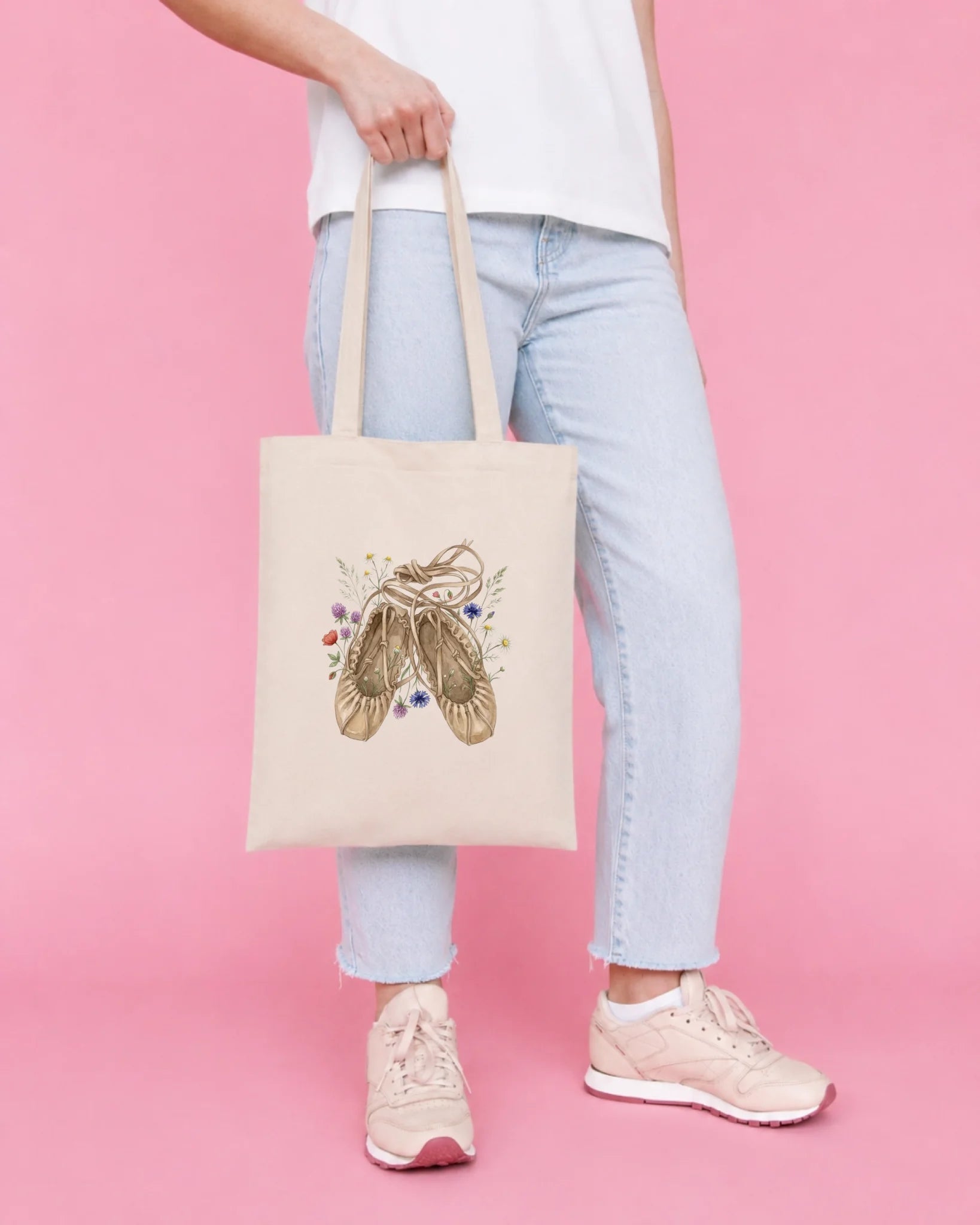 Image of a cotton fabric bag "Pastalas" – available online at Šarlotes audumi