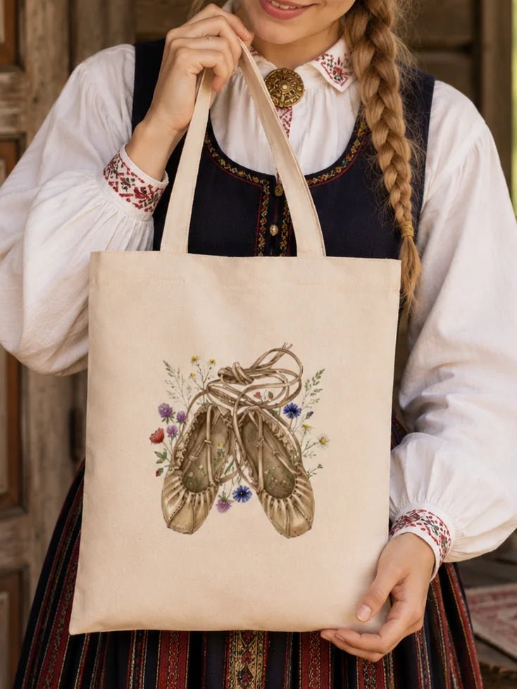 Image of a cotton fabric bag "Pastalas" – available online at Šarlotes audumi
