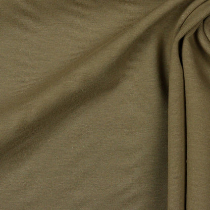 Cotton loopback knit - cappuccino 235 g/m² (GOTS certified)