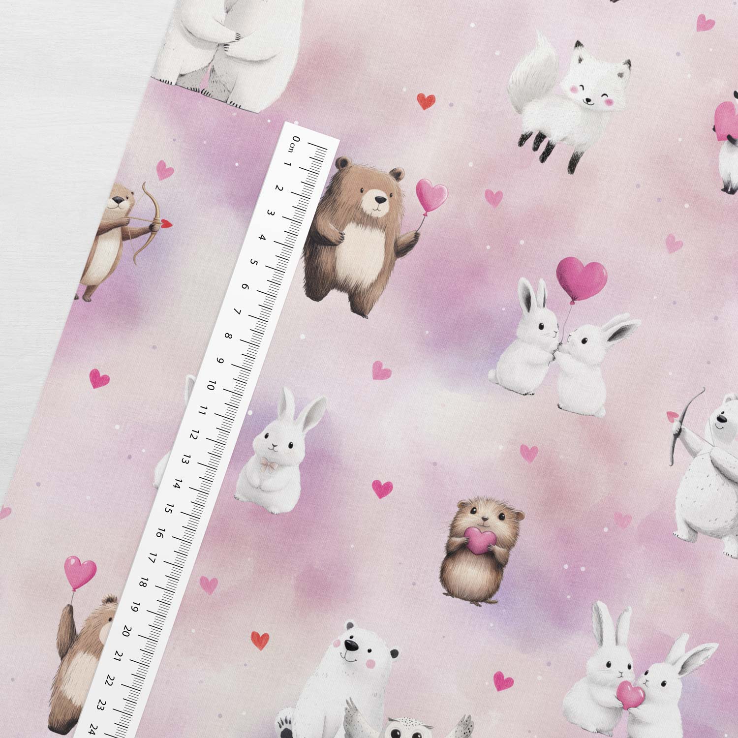 Attēls ar Kokvilnas cilpiņtrikotāža - milestība virmo gaisā 250 g/m² – pieejams Šarlotes audumi