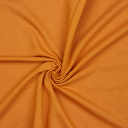 Cotton loopback jersey - rust shade 235 g/m² (GOTS certified)